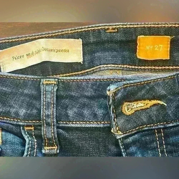 Anthropologie Pilcro and the Letterpress Hi-Rise Denim Shorts Size 27 - Picture 2 of 10